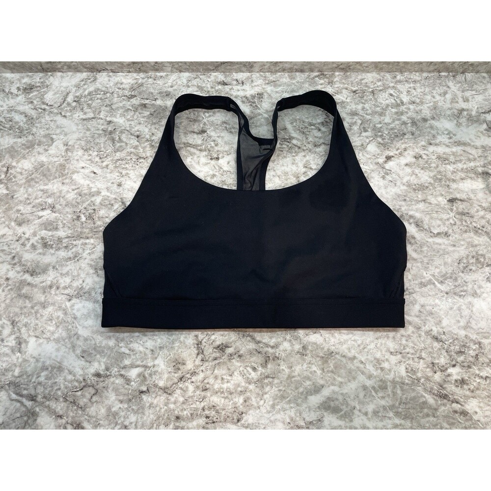 Victoria's Secret Size Medium Black Racerback Sports Bra New